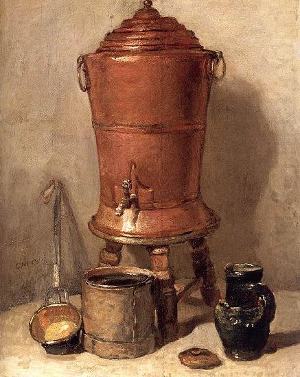 Jean Simeon Chardin The Copper Drinking Fountain oil painting picture